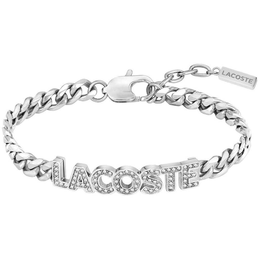 LACOSTE Bracelet Silver Stainless Steel with Zircon Stones 2040062