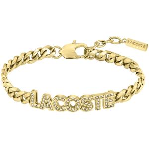 LACOSTE Bracelet Gold Stainless Steel with Zircon Stones 2040063 - 49958