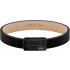 LACOSTE Bracelet Black Stainless Steel with Black Leather 2040073 - 0