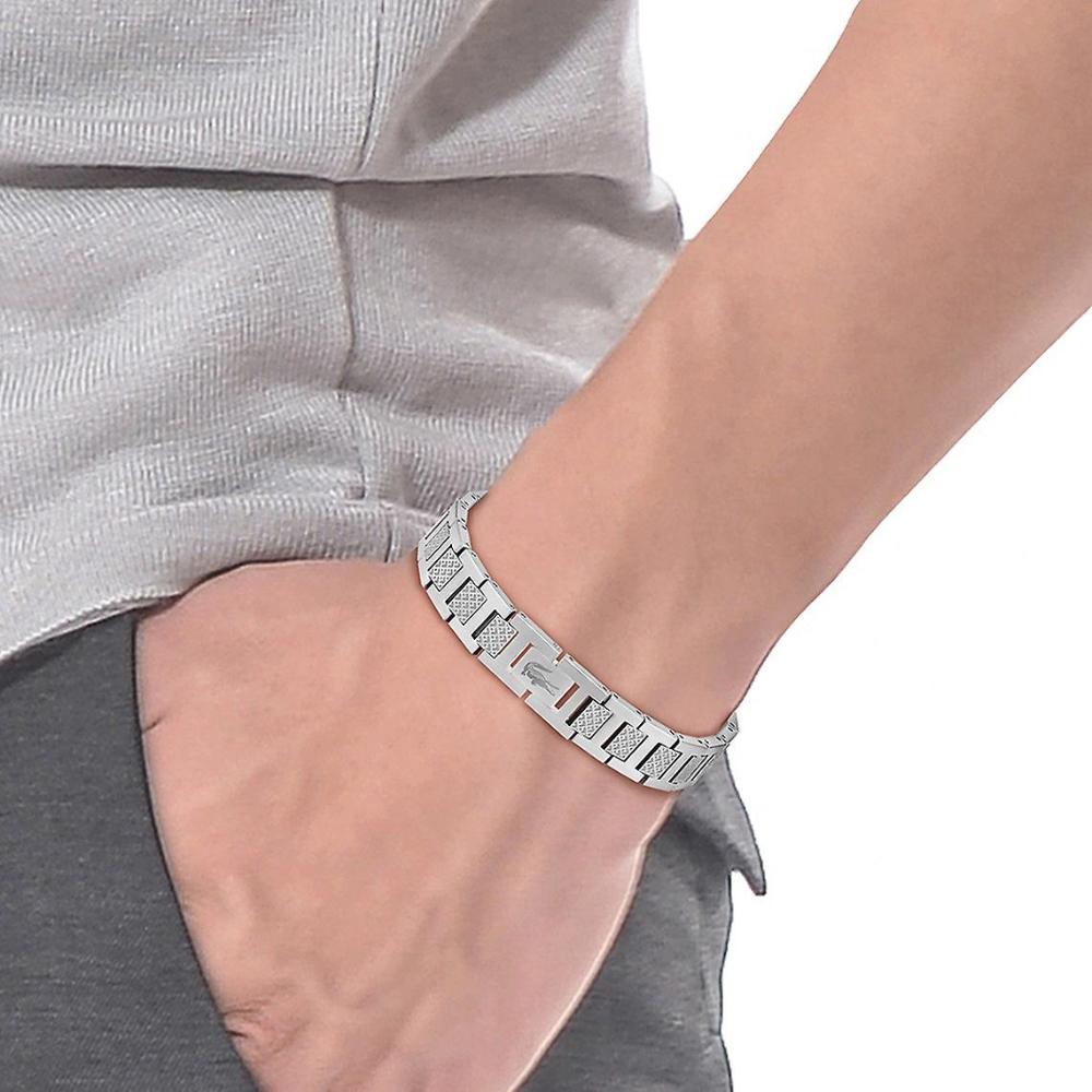 ΒΡΑΧΙΟΛΙ Ανδρικό LACOSTE από Ανοξείδωτο Ατσάλι 2040117
