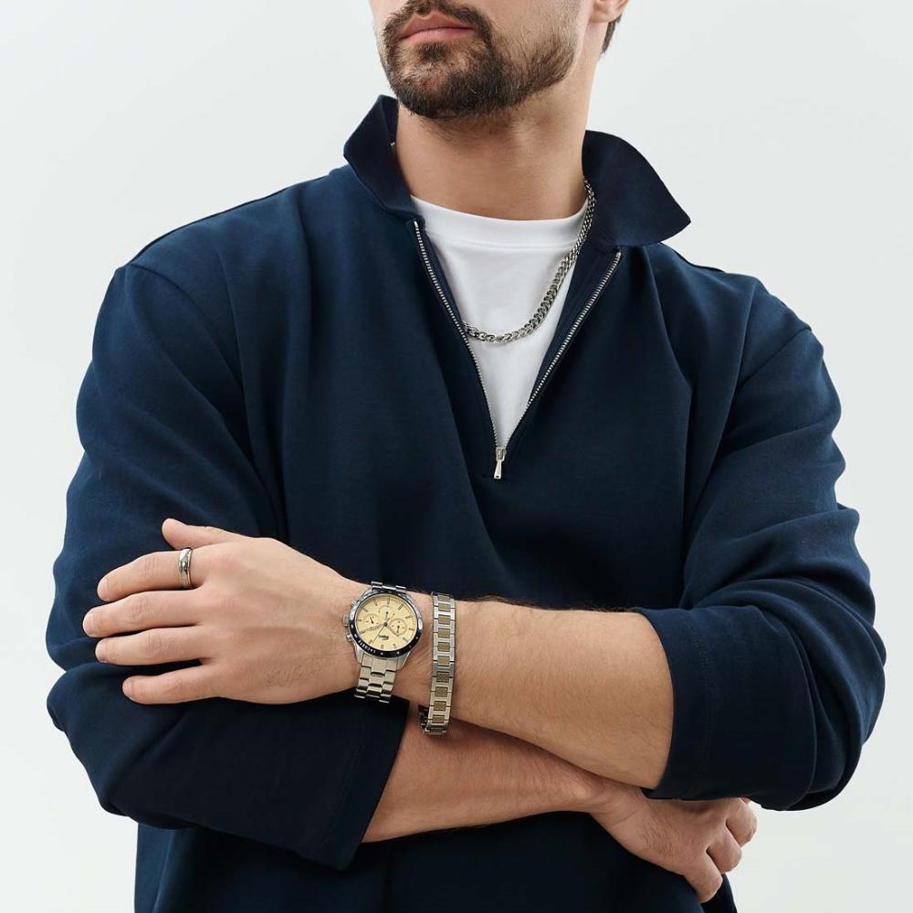 BRACELET For Him LACOSTE from Duo-Tone Stainless Steel 2040419