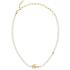 NECKLACE Women's LACOSTE Gold-Plated Stainless Steel with Pearls 2040429 - 1