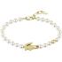 BRACELET Women's LACOSTE Gold-Plated Stainless Steel with Pearls 2040430 - 0