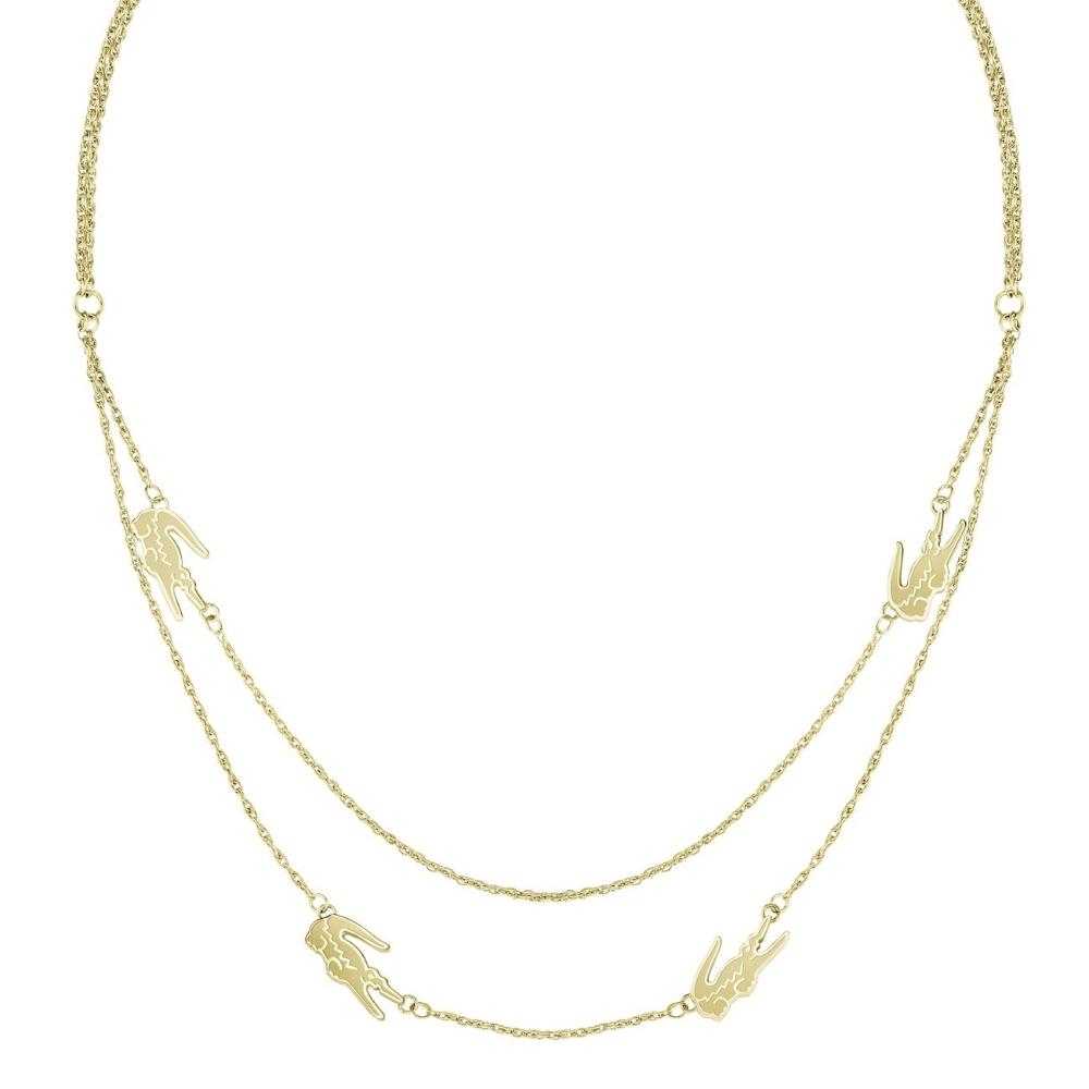 NECKLACE Women's LACOSTE Gold-Plated Stainless Steel 2040468