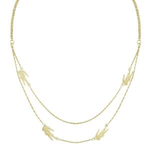 NECKLACE Women's LACOSTE Gold-Plated Stainless Steel 2040468 - 55853