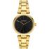 BREEZE Perfect10 Swarovski Black Dial 32mm Gold Stainless Steel Bracelet 212491.2 - 0