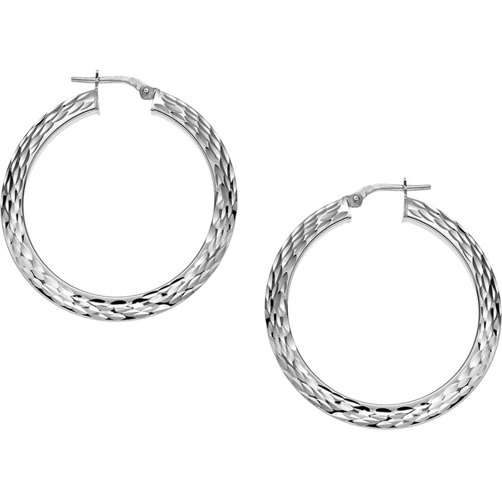 BREEZE Earrings Silver Hoops 925° Silver 213022.4