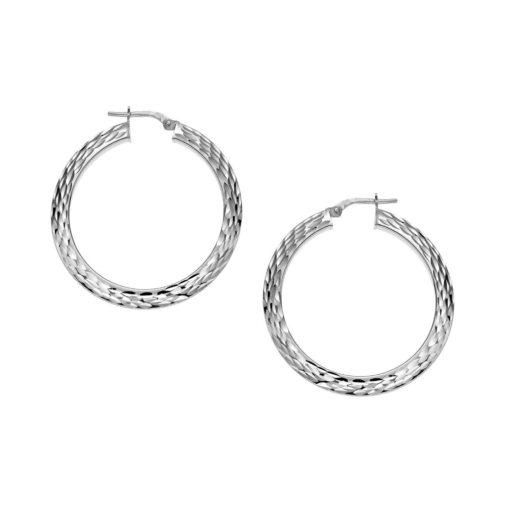 BREEZE Earrings Silver Hoops 925° Silver 213022.4