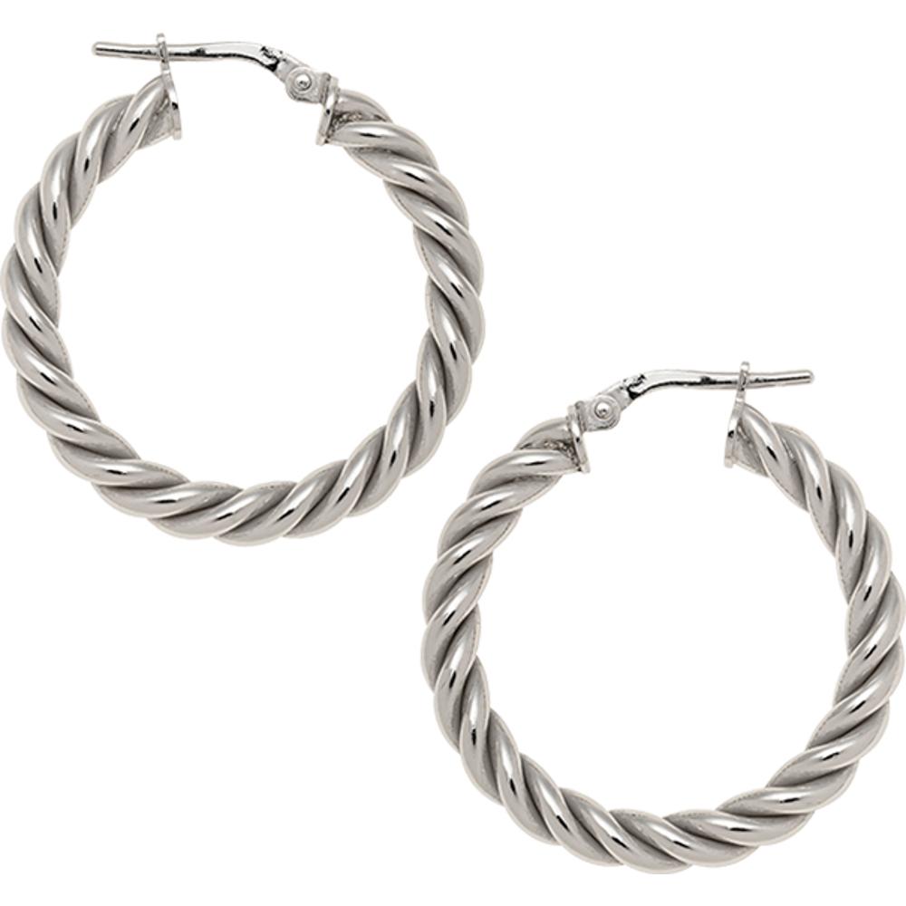 BREEZE Earrings Silver Hoops 925° Silver 213043.4