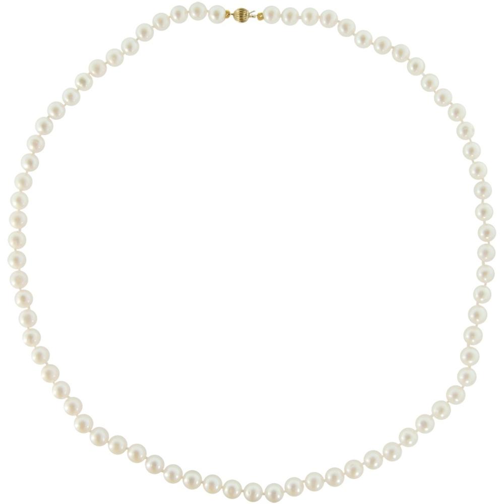 NECKLACE SENZIO with Pearls in 14K Yellow Gold 219021CN1008