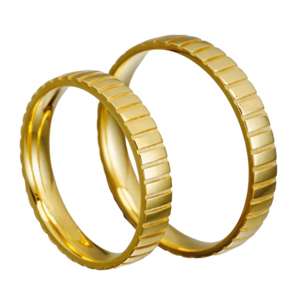 WEDDING RINGS Dinos Karalis Yellow Gold 22-10