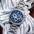 ROAMER Rockshell Mark III Chronograph Blue Dial 44mm Silver Stainless Steel Bracelet 220837-41-45-20 - 3