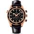 OMEGA Seamaster Planet Ocean Co-Axial Chronograph 45.5mm Rose Gold K18 Black Leather Strap 22263465001001 - 0