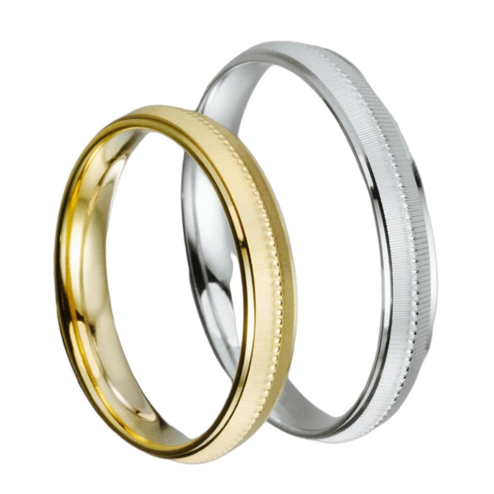 WEDDING RINGS Dinos Karalis White and Yellow Gold 24-04