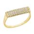 RING Eternity Yellow Gold K18 with White Sapphires 24134Y - 0