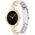 CALVIN KLEIN Gleam Black Dial 32mm Two Tone Gold Stainless Steel Bracelet 25100012 - 1