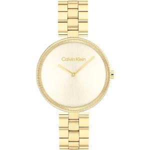 CALVIN KLEIN Gleam Gold Dial 32mm Gold Stainless Steel Bracelet 25100014 - 48418