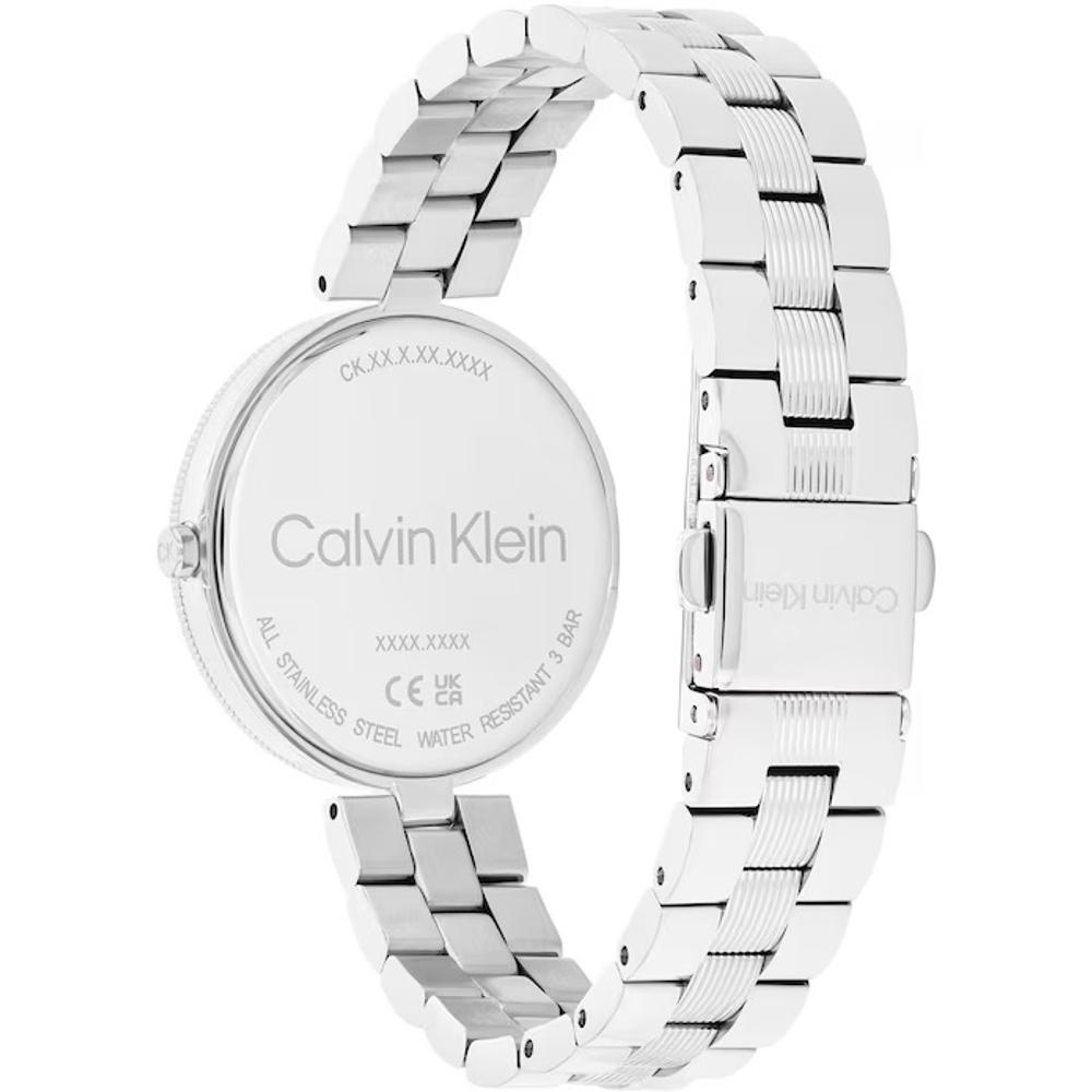 CALVIN KLEIN Gleam Silver Dial 32mm Silver Stainless Steel Bracelet 25100015