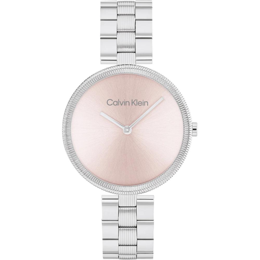 CALVIN KLEIN Gleam Silver Dial 32mm Silver Stainless Steel Bracelet 25100015