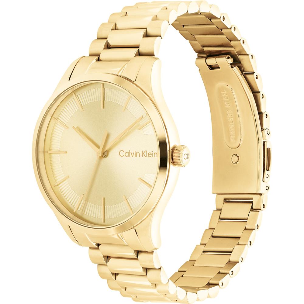 CALVIN KLEIN Iconic Gold Dial 35mm Gold Stainless Steel Bracelet 25200043