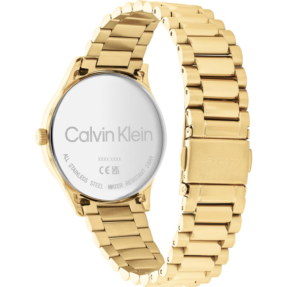 CALVIN KLEIN Iconic Gold Dial 35mm Gold Stainless Steel Bracelet 25200043