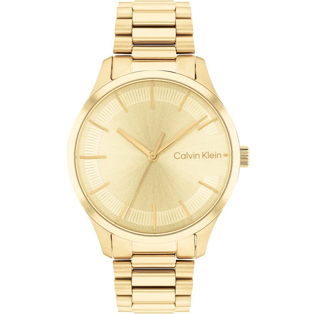 CALVIN KLEIN Iconic Gold Dial 35mm Gold Stainless Steel Bracelet 25200043