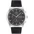 CALVIN KLEIN Timeless Multifunction 44mm Silver Stainless Steel Black Leather Strap 25200211 - 0