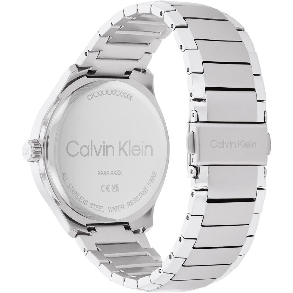 CALVIN KLEIN Define Black 43mm Silver Stainless Steel Bracelet 25200348