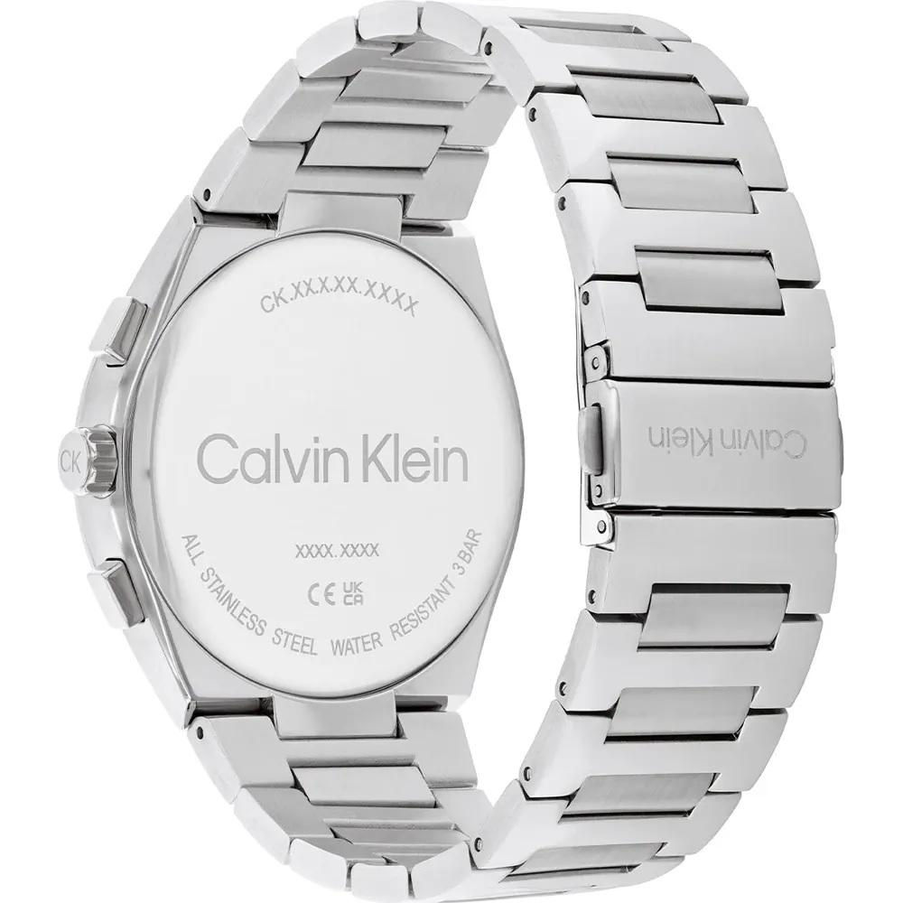 CALVIN KLEIN Distinguish Multifunction Green Dial 44mm Silver Stainless Steel Bracelet 25200441