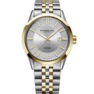 RAYMOND WEIL Freelancer Automatic 42mm Silver & Gold Stainless Steel Bracelet 2731-STP-65001 - 32679