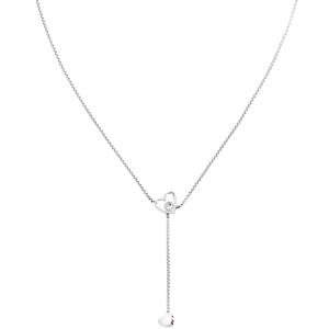 TOMMY HILFIGER Heart Necklace Silver Stainless Steel 2780671 - 25630