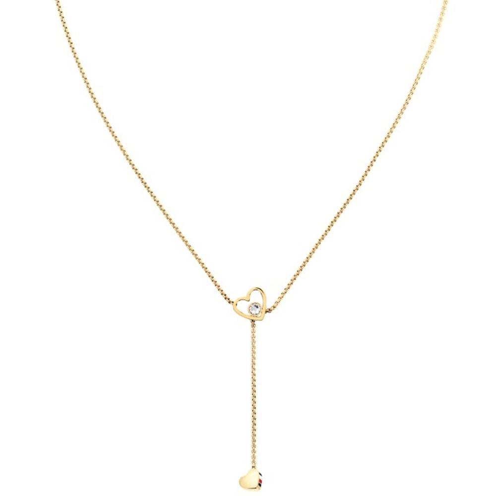 TOMMY HILFIGER Heart Necklace Gold Stainless Steel 2780672