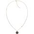 TOMMY HILFIGER Dust Necklace Rose Gold & Black Stainless Steel 2780700 - 1