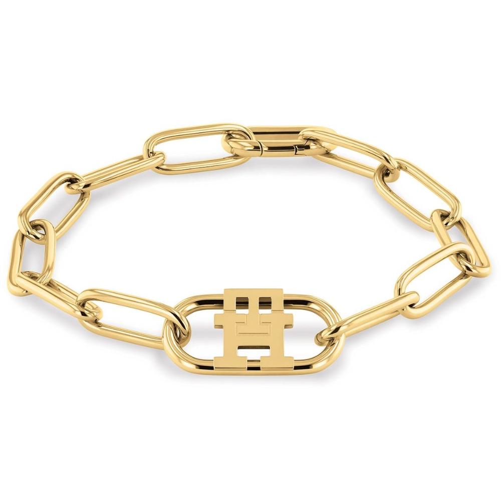 TOMMY HILFIGER Monogram Bracelet Gold Stainless Steel 2780722