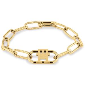 TOMMY HILFIGER Monogram Bracelet Gold Stainless Steel 2780722 - 23527