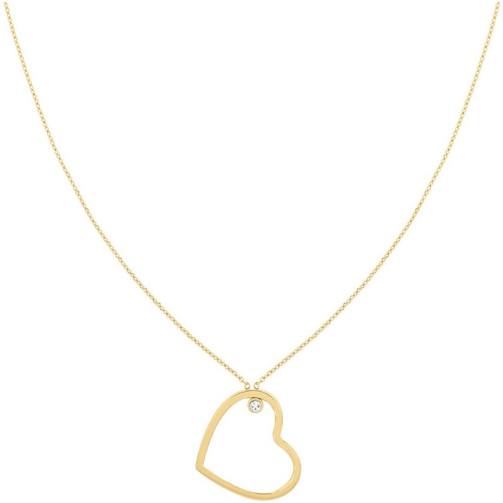 TOMMY HILFIGER Necklace Heart Gold Stainless Steel 2780757