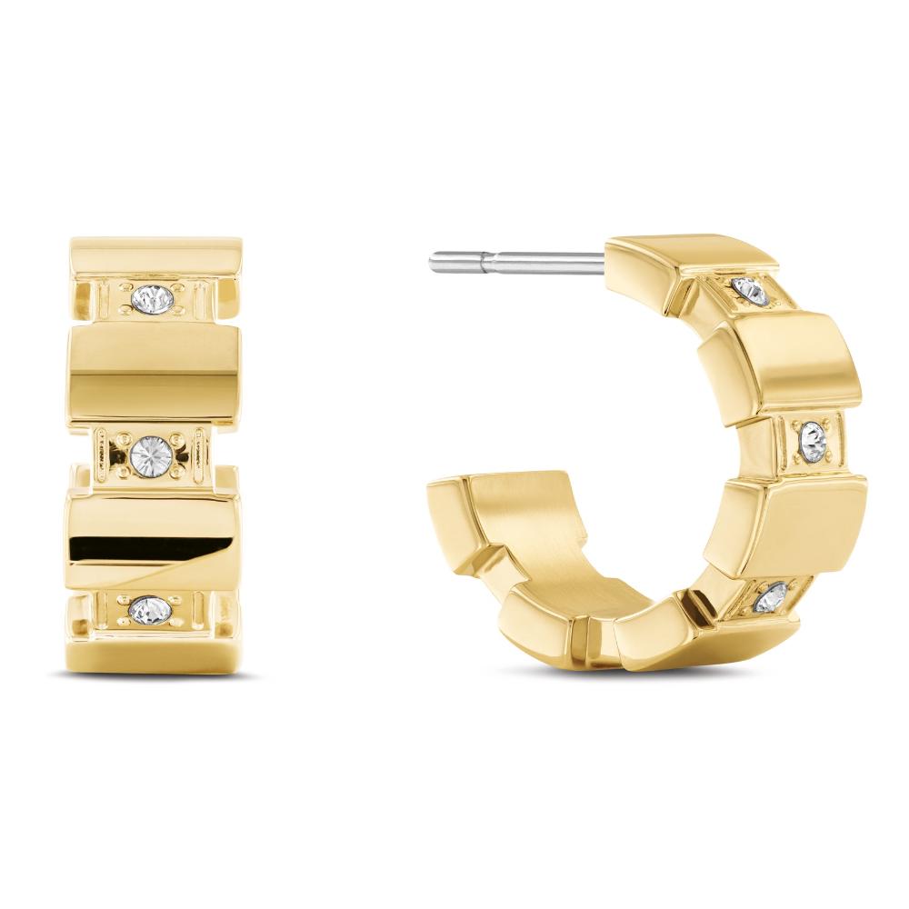 TOMMY HILFIGER Earrings Crystals Gold Stainless Steel 2780778
