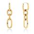 TOMMY HILFIGER Contrast Link Chain Earrings Gold Stainless Steel 2780786 - 0