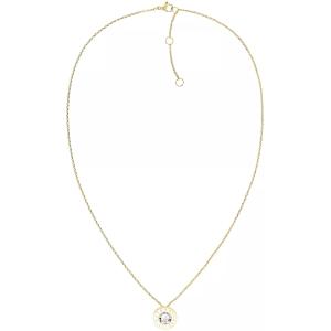 TOMMY HILFIGER Layered Crystals Necklace Gold Stainless Steel 2780801 - 42157