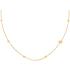 TOMMY HILFIGER Metallic Orbs Necklace Gold Stainless Steel 2780817 - 0