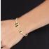 TOMMY HILFIGER Layered Crystals Cuff Bracelet Gold Stainless Steel 2780846 - 1