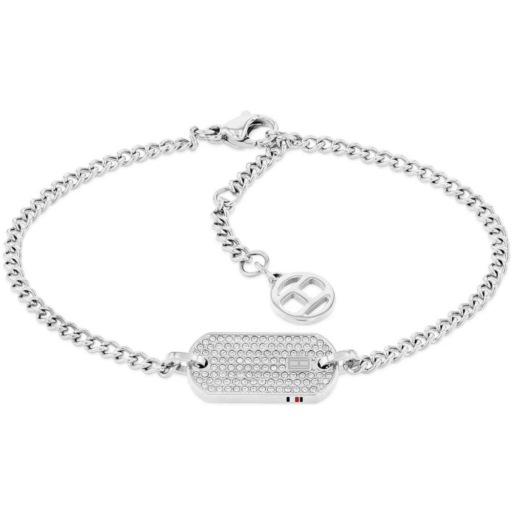 TOMMY HILFIGER Bracelet With Crystals Silver Stainless Steel 2780863