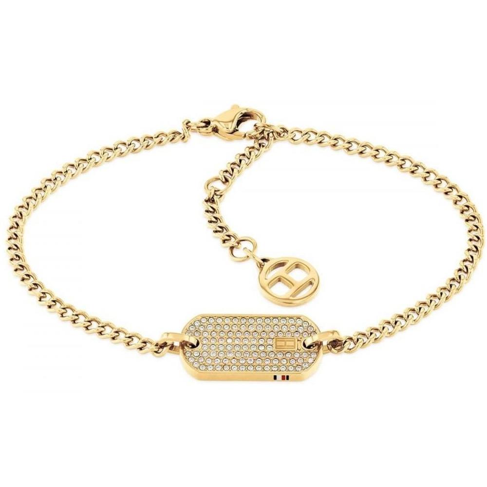 TOMMY HILFIGER Bracelet With Crystals Gold Stainless Steel 2780864