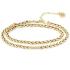 TOMMY HILFIGER Snake Crystals Necklace Gold Stainless Steel 2780873 - 1