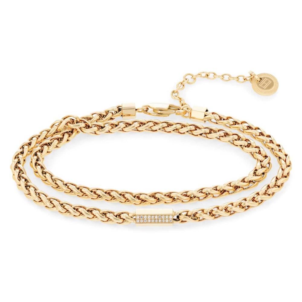 TOMMY HILFIGER Snake Crystals Bracelet Gold Stainless Steel 2780876