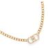 TOMMY HILFIGER Monogram Crystals Necklace Gold Stainless Steel 2780894 - 1