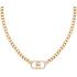 TOMMY HILFIGER Monogram Crystals Necklace Gold Stainless Steel 2780894 - 0