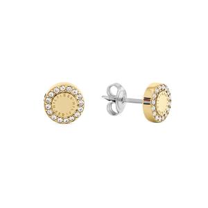 TOMMY HILFIGER Earrings With Crystals Gold Stainless Steel 2780908 - 48121