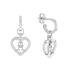 TOMMY HILFIGER Hearts Earrings Silver Stainless Steel 2780923 - 0