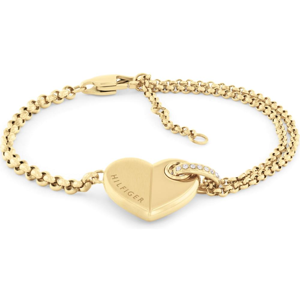 TOMMY HILFIGER Hearts Bracelet Gold Stainless Steel 2780929